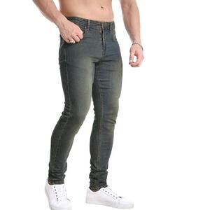 Mens Slim Fit Stretch Jeans Classic Comfort 42X33
